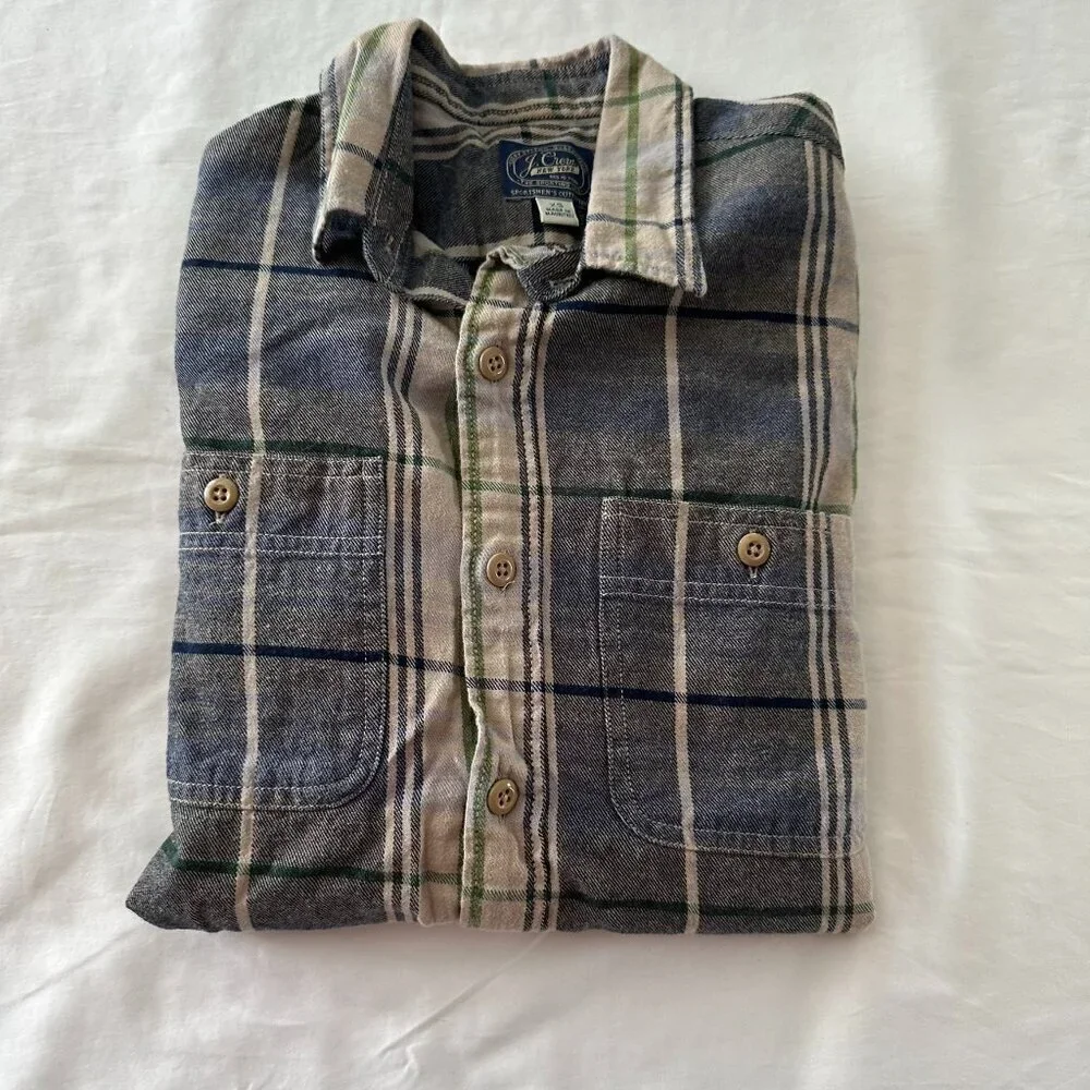JCrew Flannel Button Down